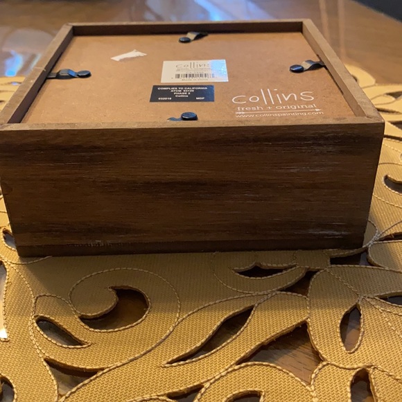 Wood Bank / Wedding Fund 6X6X 2/1/2 - Picture 4 of 5